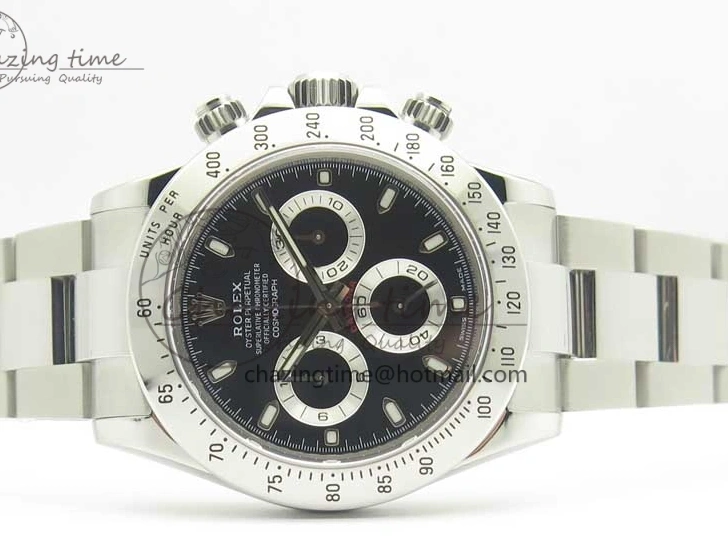 904L Bracelet 1:1 Black Daytona Edition Noob Dial Case 116520 Best SS and SA4130 1219